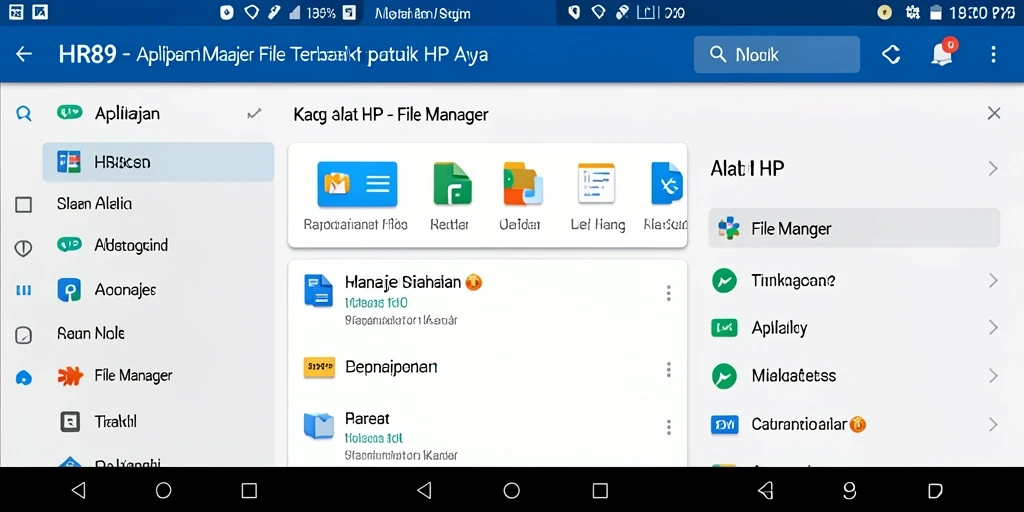Tampilan antarmuka HR89 yang sederhana dan fungsional.