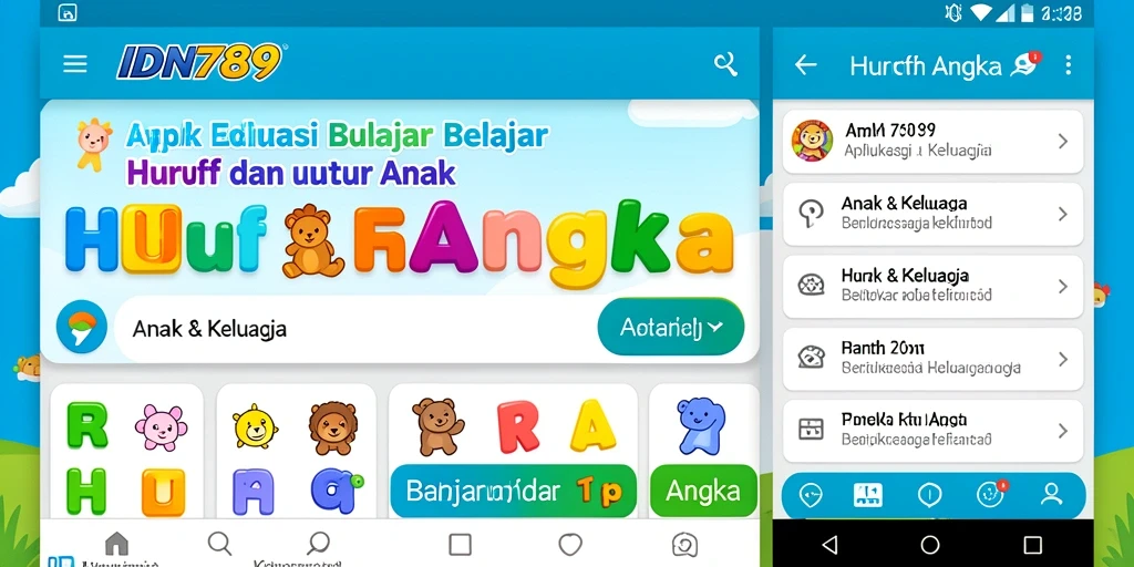 Antarmuka IDN789 yang interaktif dan mudah dipahami.