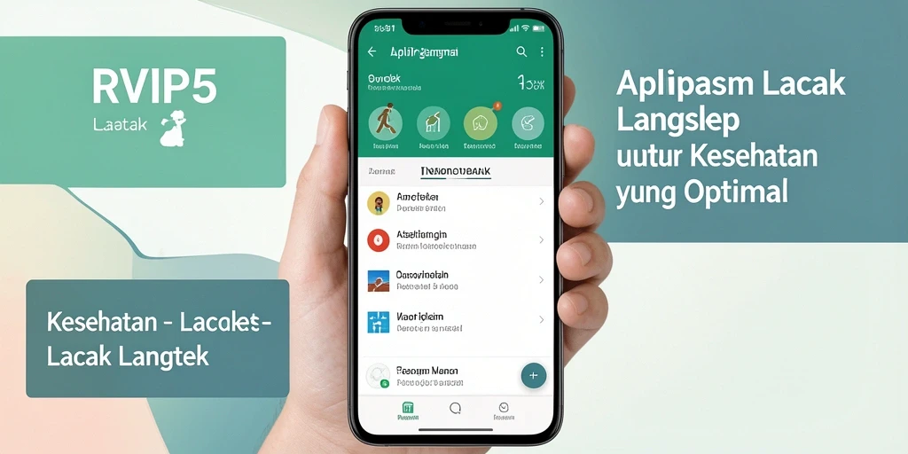 Antarmuka pengguna RVIP5 untuk pelacakan langkah yang intuitif.