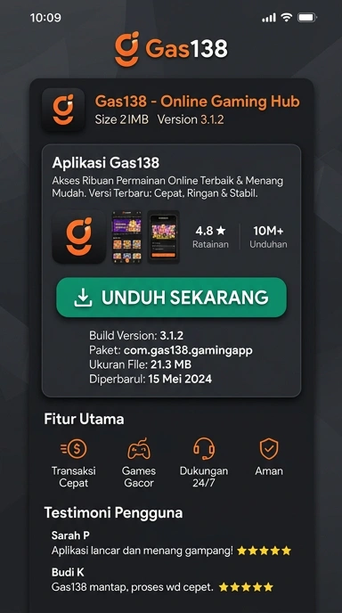 Unduh dan Instal APK gas138 untuk Pengguna Android